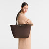 Mocha Le Pliage Green L Tote bag
